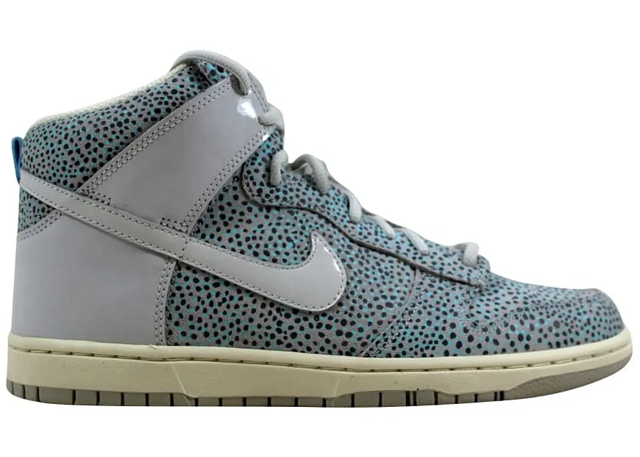 Фото № 1 с приближением к товару «‎Nike Dunk High Skinny Print Light Base Grey Glacier Ice »