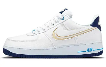  Nike Air Force 1 Low Skate shoes WhiteBlue Void - 1