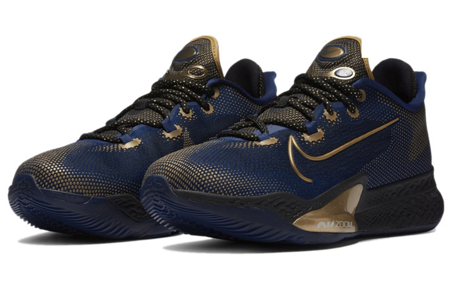Фото № 3 с приближением к товару «‎Nike Air Zoom BB NXT EP China Edition Blue VoidMetallic Gold CoinBlack»