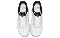 Фото № 4 с приближением к товару «‎Nike Air Force 1 Low Script Swoosh Skate Shoes WhiteRed»