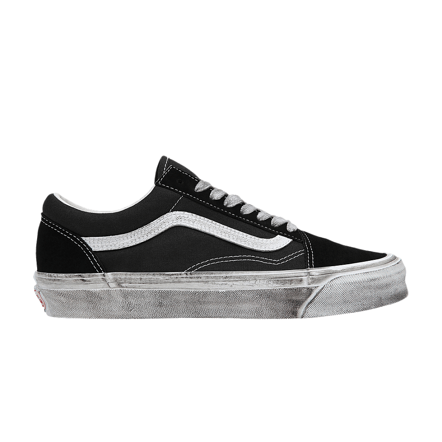 Фото № 1 с приближением к товару «‎Vans OG Old Skool LX Stressed - Black White»