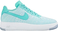 Фото № 1 с приближением к товару «‎Nike Air Force 1 Flyknit Low Hyper Turquoise »