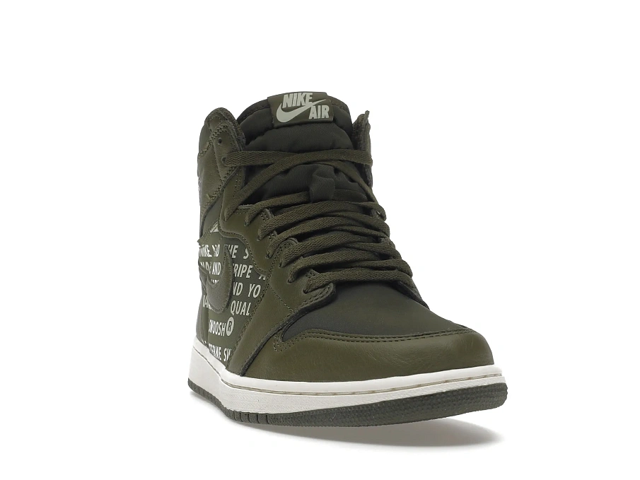 Фото № 2 с приближением к товару «‎Jordan 1 Retro High Olive Canvas»
