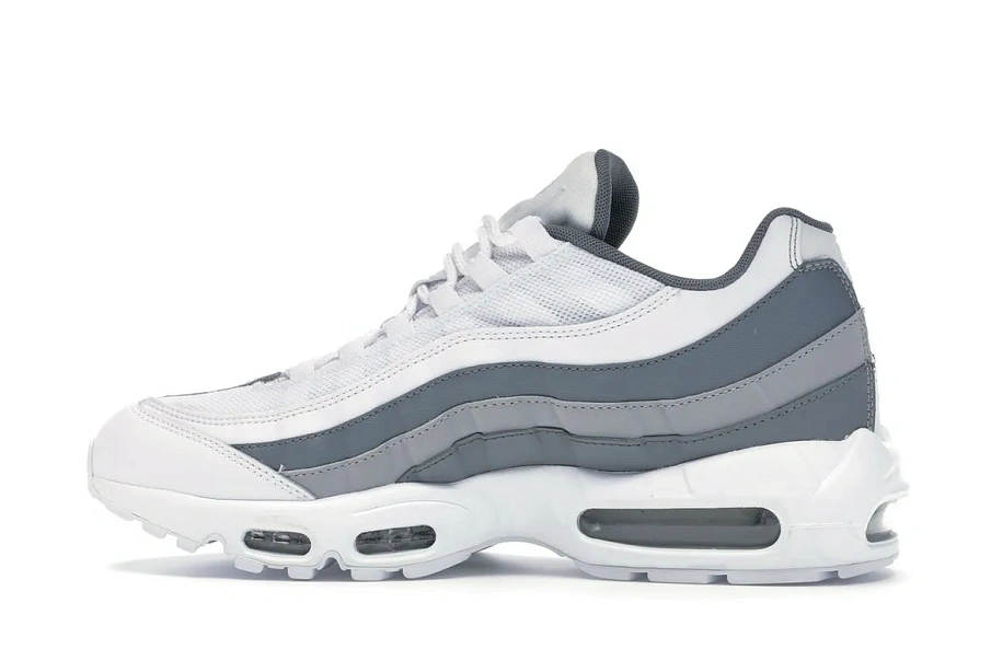 Фото № 6 с приближением к товару «‎Nike Air Max 95 White Cool Grey Wolf Grey»