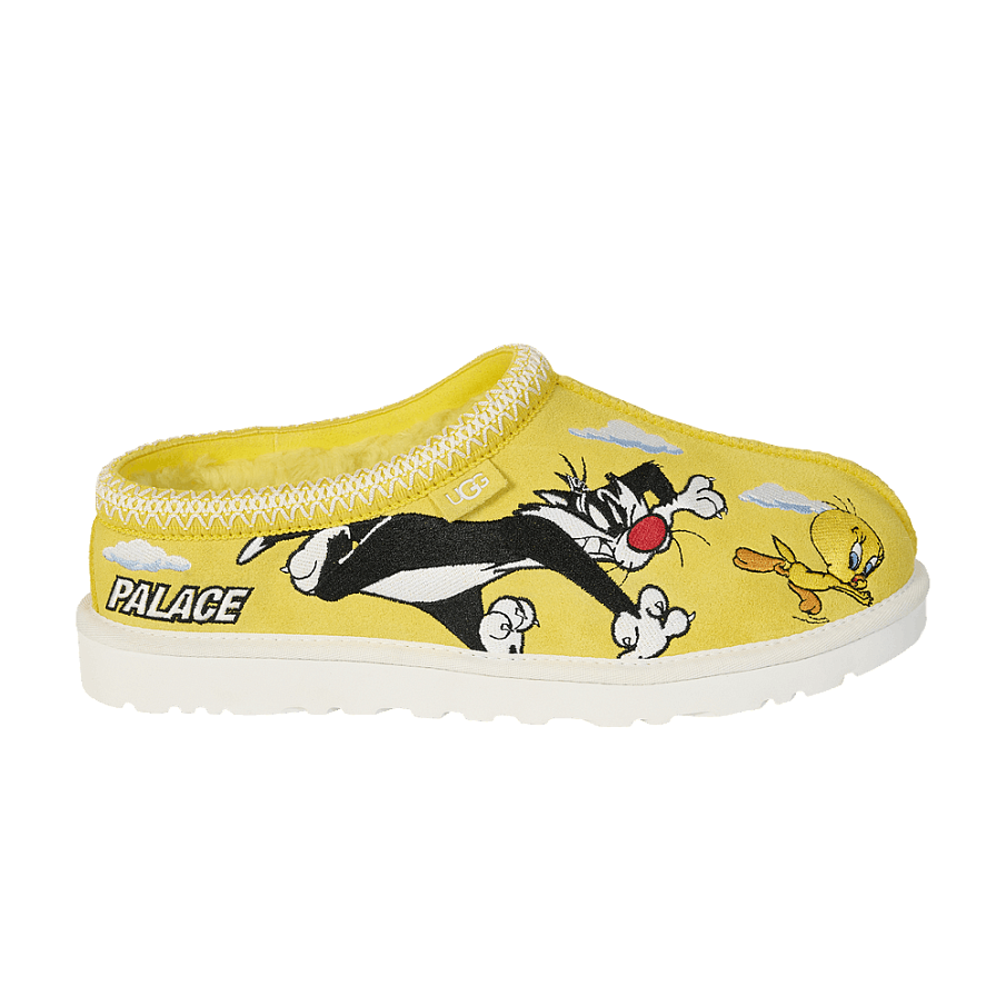 Фото № 1 с приближением к товару «‎Palace x Looney Tunes x UGG Tasman Slipper Yellow»