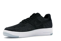 Фото № 2 с приближением к товару «‎Nike Air Force 1 Flyknit Low Black White»