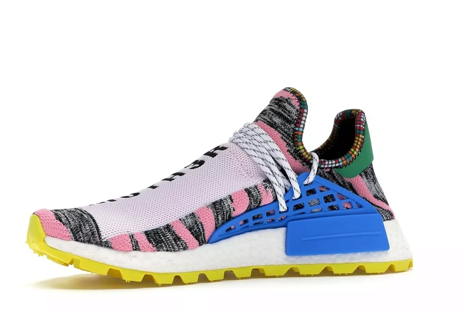 Фото № 5 с приближением к товару «‎adidas NMD Hu Pharrell Solar Pack Mother»