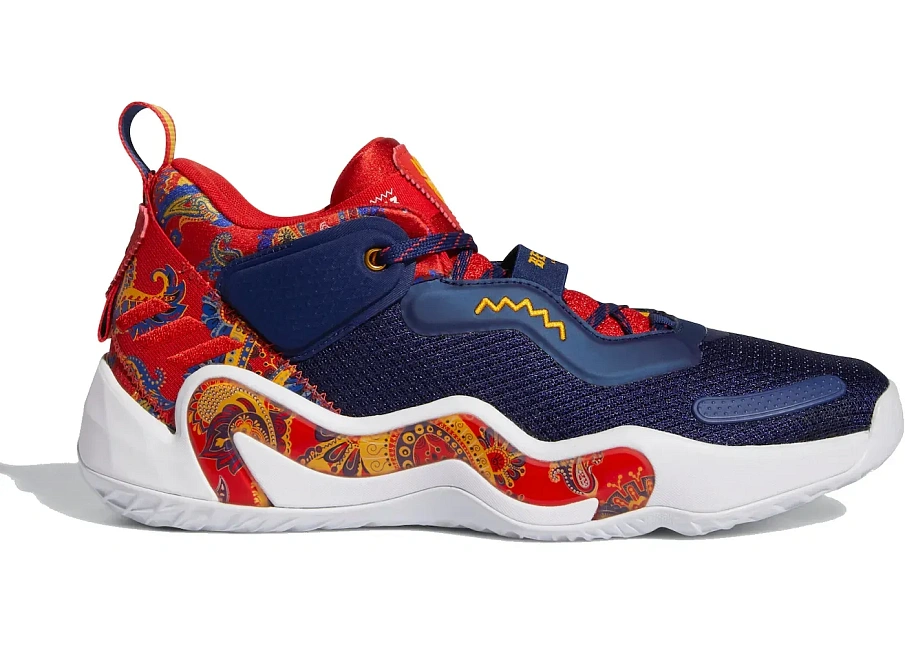 Фото № 1 с приближением к товару «‎adidas D.O.N. Issue #3 Bel-Air Athletics Dark Blue»