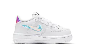 Nike Air Force 1 LV8 TD 'Digital Swoosh - White' - 3