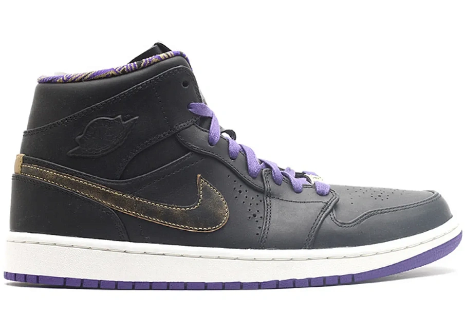 Фото № 1 с приближением к товару «‎Jordan 1 Retro Mid Nouveau Black History Month (2014)»