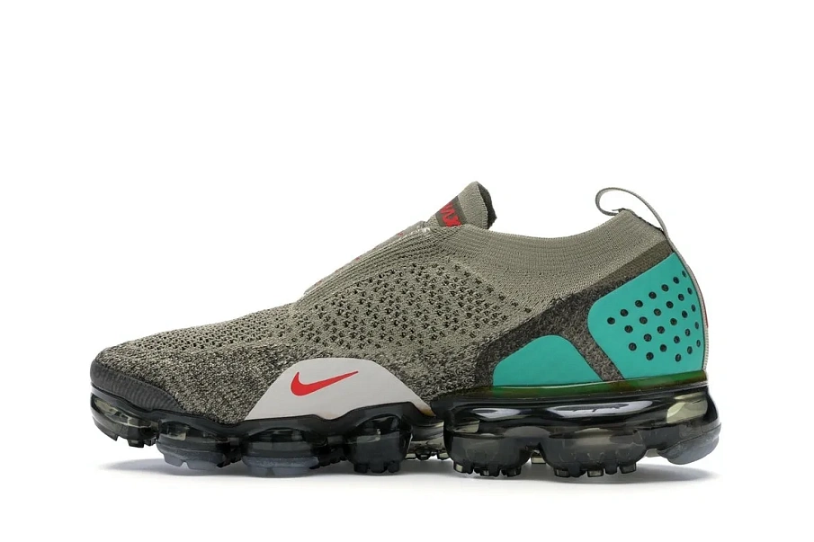 Фото № 5 с приближением к товару «‎Nike Air VaporMax Moc 2 Neutral Olive Habanero Red»