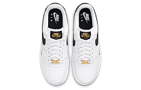 Фото № 4 с приближением к товару «‎Nike Air Force 1 Low 07 Essential White Black Gold Mini Swoosh»