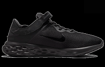 Фото № 2 с приближением к товару «‎Nike Revolution 6 FlyEase Next Nature Low-Top Running Shoes Black»