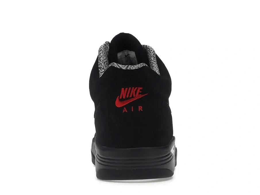Фото № 4 с приближением к товару «‎Nike Air Flight Lite II Mid Black White Varsity Red»