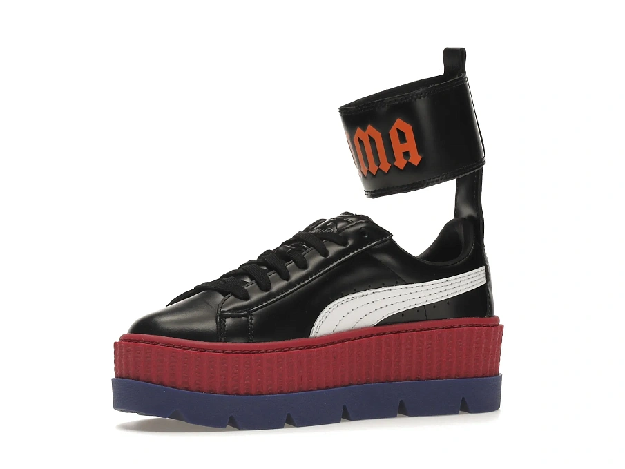 Фото № 4 с приближением к товару «‎Puma Ankle Strap Rihanna Fenty Black »