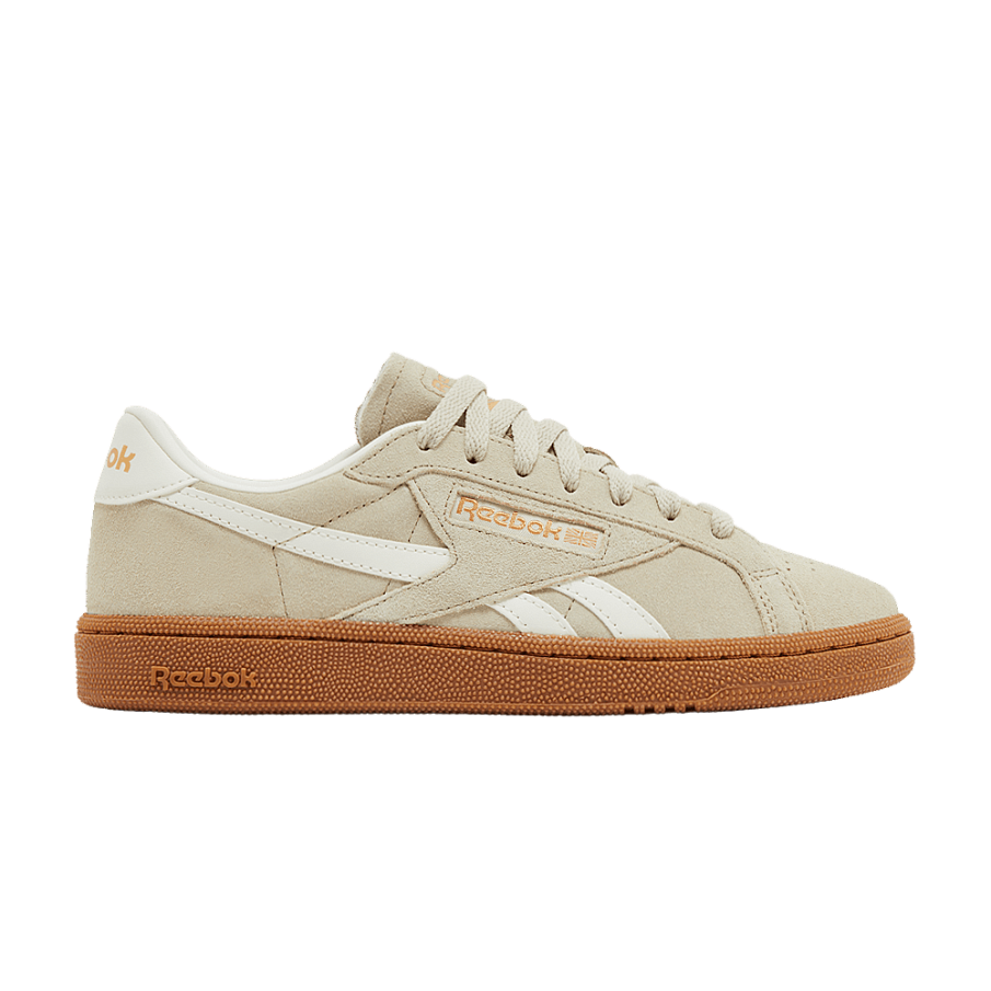 Фото № 1 с приближением к товару «‎Reebok Women's Club C Grounds UK Classic Beige Chalk Gum»
