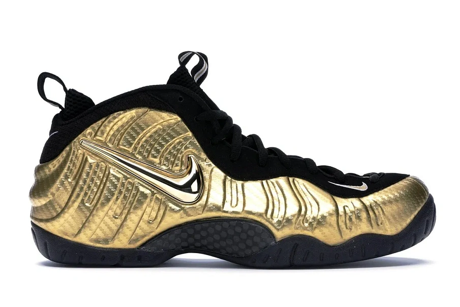 Фото № 1 с приближением к товару «‎Nike Air Foamposite Pro Metallic Gold»