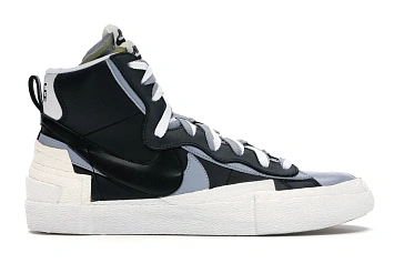 Nike Blazer Mid sacai Black Grey - 1