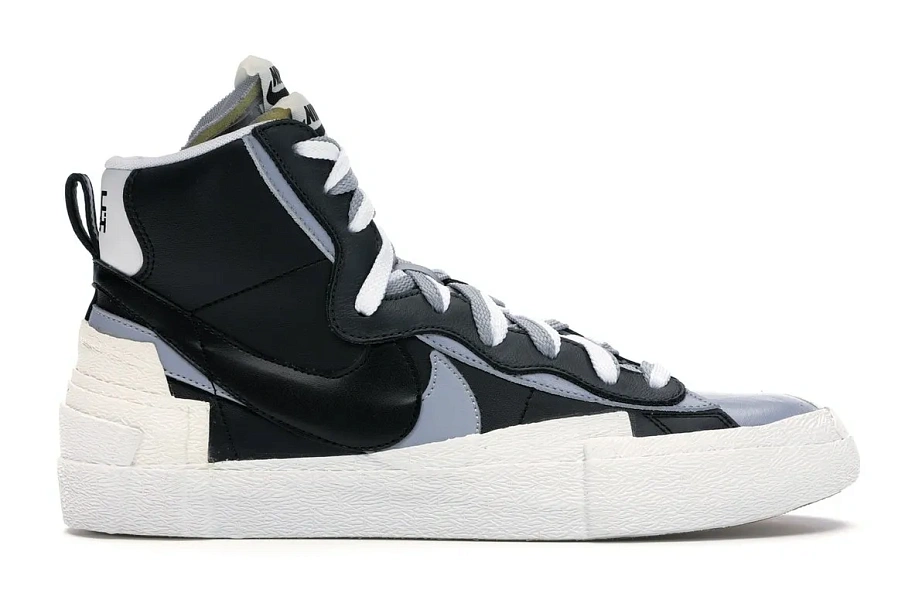 Фото № 1 с приближением к товару «‎Nike Blazer Mid sacai Black Grey»