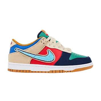 Nike Dunk Low GS Midnight Navy Noise Green