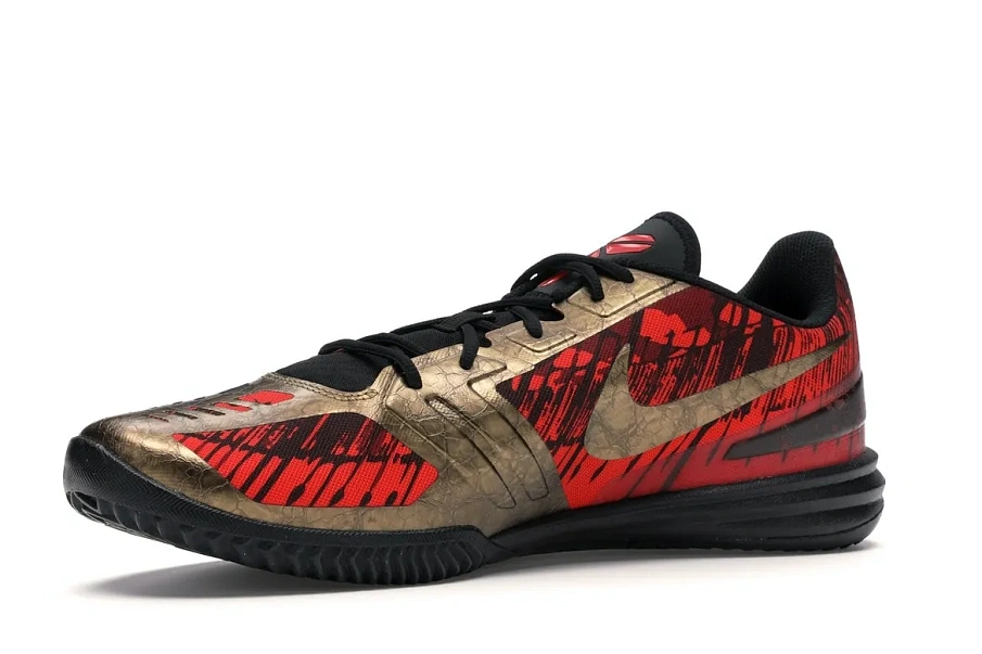 Фото № 3 с приближением к товару «‎Nike KB Mentality Black Metallic Gold Chilling Red»
