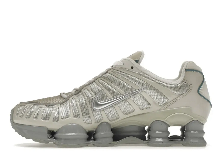 Фото № 3 с приближением к товару «‎Nike Shox TL Light Bone Metallic Silver Cool Grey»