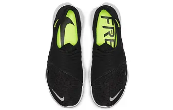 Nike Free RN Flyknit 3.0 'Black' BlackWhiteVolt - 6