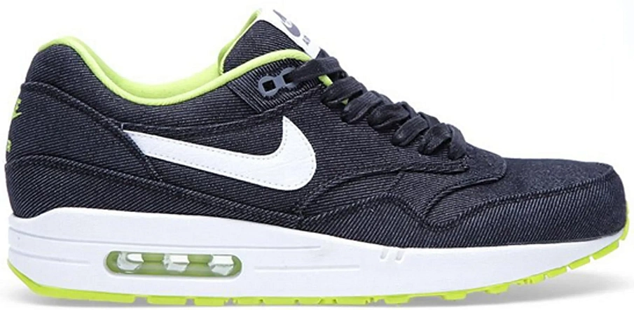 Фото № 1 с приближением к товару «‎Nike Air Max 1 Black Denim Cyber»