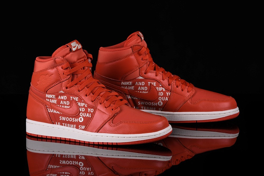 Фото № 2 с приближением к товару «‎Nike Air Jordan 1 Retro OG Vintage Coral »