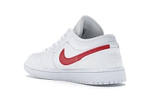 Фото № 5 с приближением к товару «‎Jordan 1 Low White University Red »