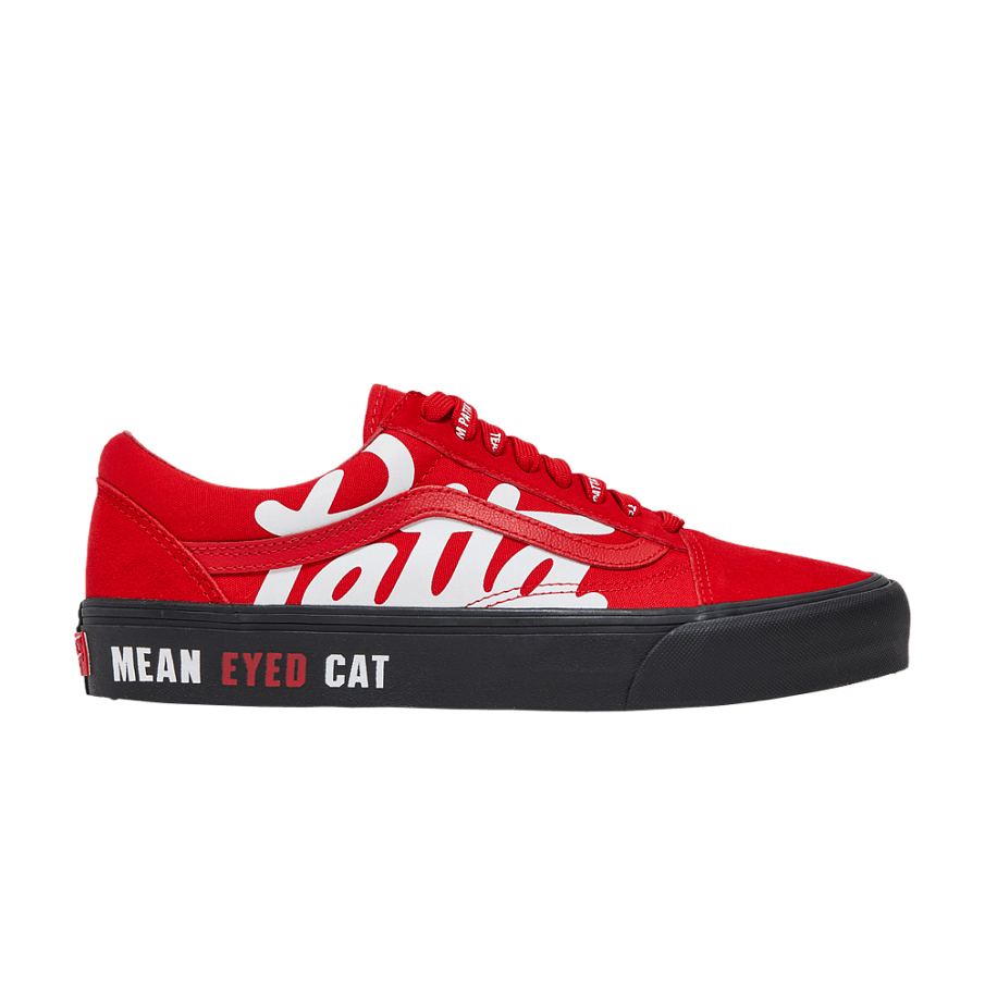 Фото № 1 с приближением к товару «‎Patta x Vans Old Skool VLT LX Mean Eyed Cat - High Risk Red»