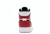 Фото № 4 с приближением к товару «‎Jordan 1 Mid White Black Gym Red»