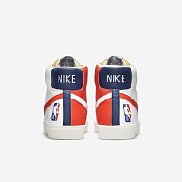 Фото № 5 с приближением к товару «‎Nba X Nike Blazer Mid '77 Emb Skate Shoes WhiteBlueOrange»
