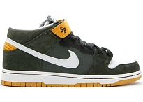 Фото № 1 с приближением к товару «‎Nike SB Dunk Mid Green Bay Packers»