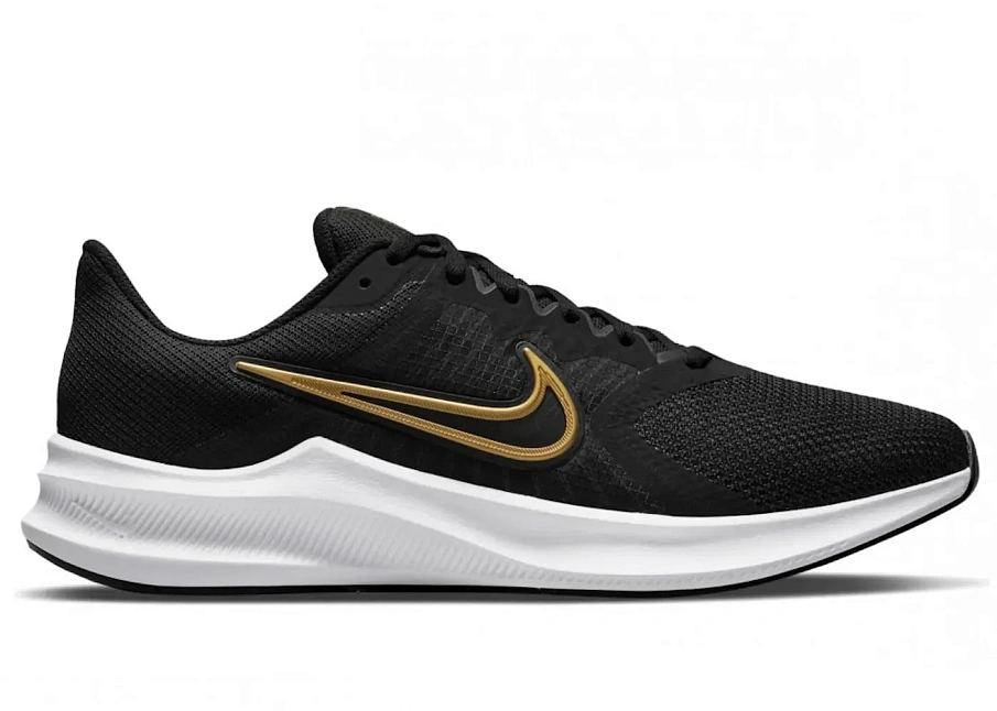 Фото № 1 с приближением к товару «‎Nike Downshifter 11 Black Metallic Gold»