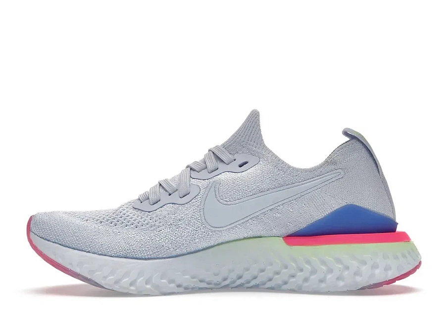 Фото № 3 с приближением к товару «‎Nike Epic React Flyknit 2 Hydrogen Blue Sapphire Hyper Pink »