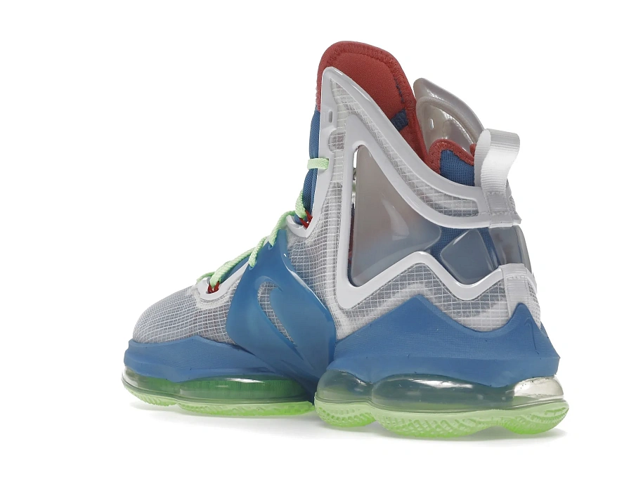 Фото № 6 с приближением к товару «‎Nike LeBron 19 Dutch Blue Lime Glow»