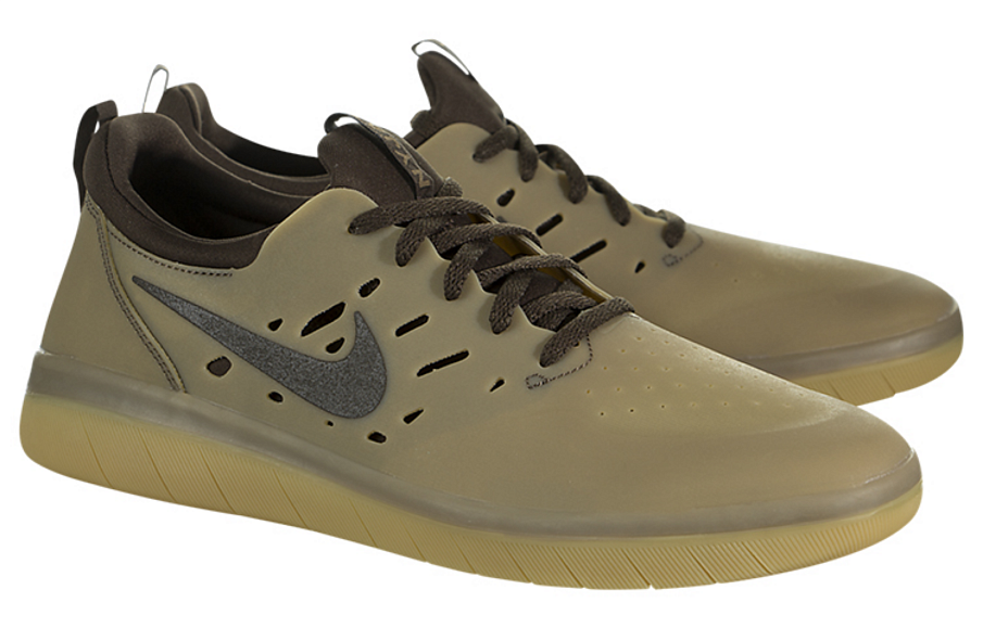 Фото № 2 с приближением к товару «‎Nike SB Nyjah Free Low-Top Sneakers Coffee»