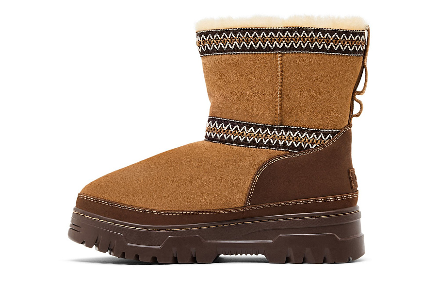 Фото № 4 с приближением к товару «‎UGG Classic Mini TrailGazer Chestnut»