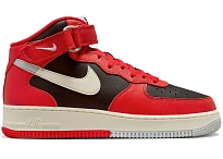 Фото № 1 с приближением к товару «‎Nike Air Force 1 Mid LV8 Split Black Red»