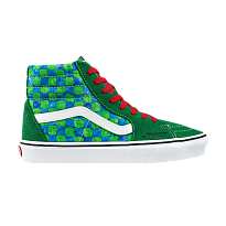 Фото № 1 с приближением к товару «‎Vans Awake NY x Sk8-Hi Green Checkerboard (VN0A5HXV7BS)»
