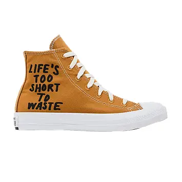 Converse Chuck Taylor All Star Hi Renew Lifes Too Short To Waste - 1