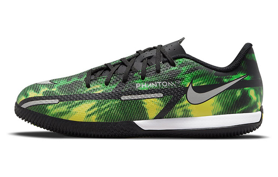Фото № 1 с приближением к товару «‎Nike Jr. Phantom GT2 Academy IC Soccer Shoes K BlackGreen»