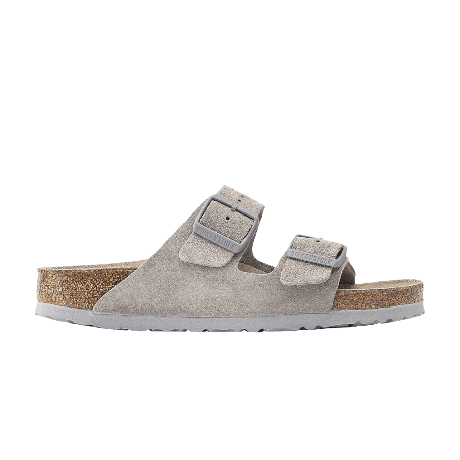 Фото № 1 с приближением к товару «‎Birkenstock Arizona Soft Footbed Suede Leather Stone Coin»
