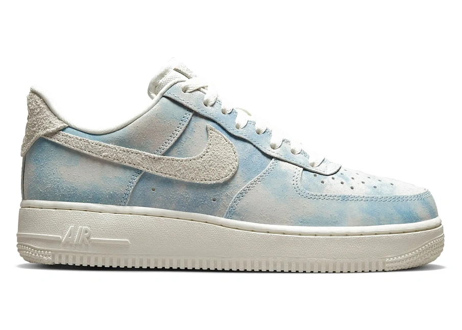 Фото № 1 с приближением к товару «‎Air Force 1 Low Clouds Celestine Blue »