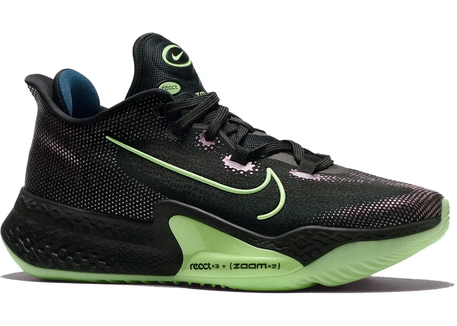 Фото № 1 с приближением к товару «‎Nike Air Zoom BB Nxt Black Electric Green»