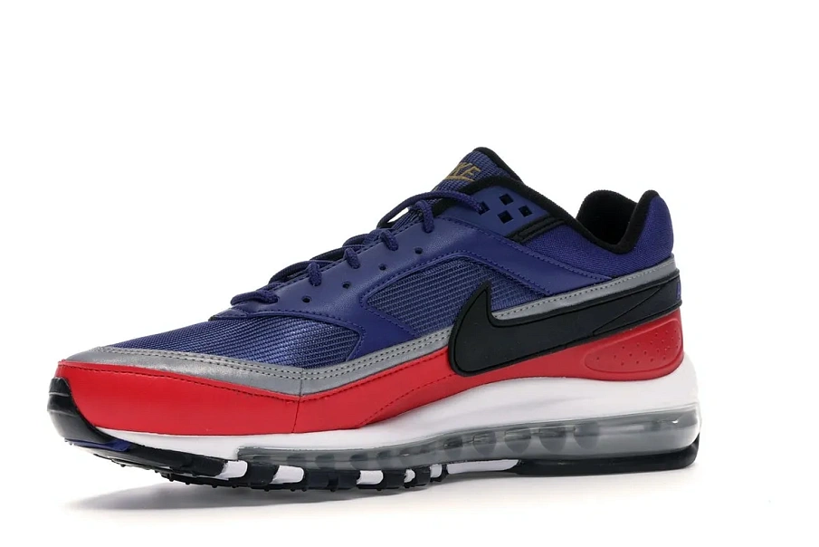 Фото № 4 с приближением к товару «‎Nike Air Max 97 BW Deep Royal Blue Black University Red»