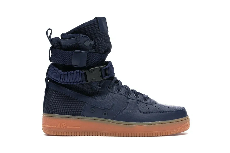 Фото № 1 с приближением к товару «‎Nike SF Air Force 1 High Navy Gum»