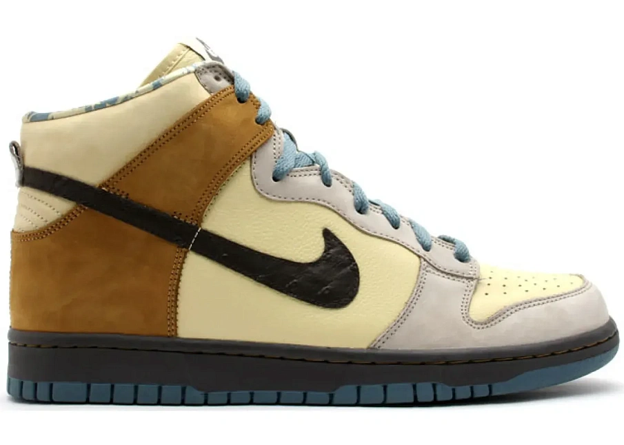 Фото № 1 с приближением к товару «‎Nike Dunk High Lemonade Light Sand»