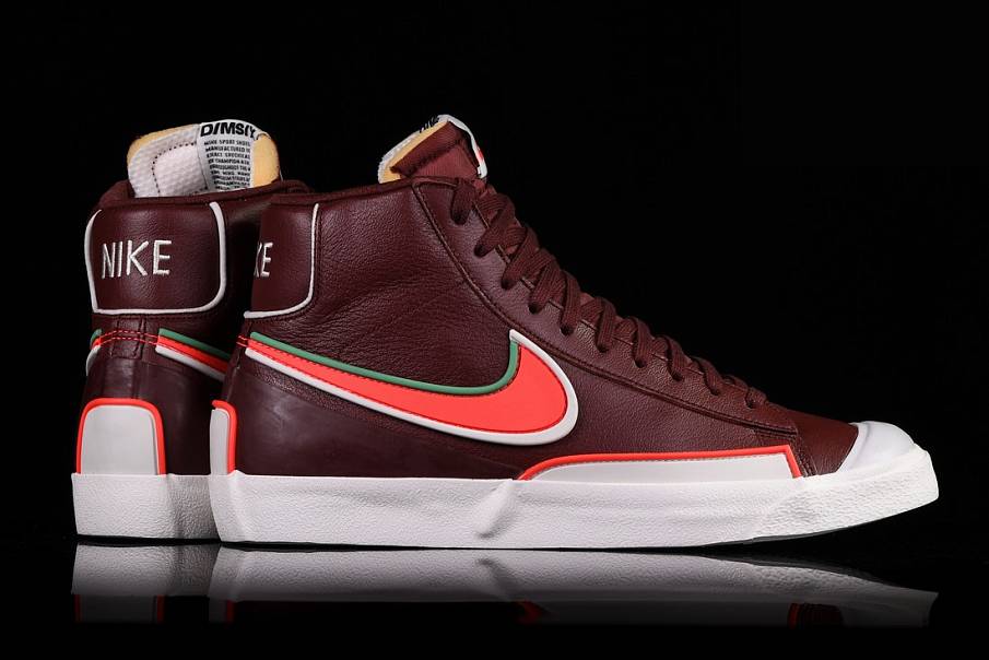 Фото № 2 с приближением к товару «‎Nike Blazer ’77 Retro Infinite Dark Maroon »